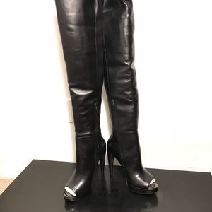 Herve Leger "Nora" over-the-knee boots NIB…